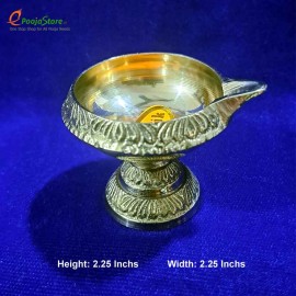 Brass Kubera Diya with Stand Big