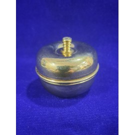 Brass Apple Shape Kumkuma Bharani 