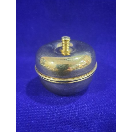 Brass Apple Shape Kumkuma Bharani 