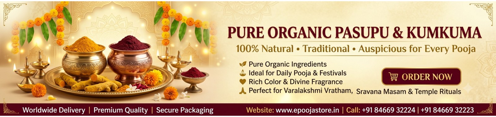 Pure Organic Pasupu & Kumkuma